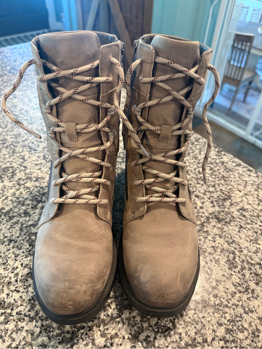 Sorel Taupe Lace-Up waterproof Boots